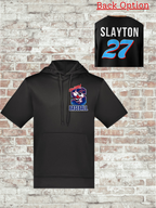 Unisex Fleece Short Sleeve Hooded Pullover - 6871