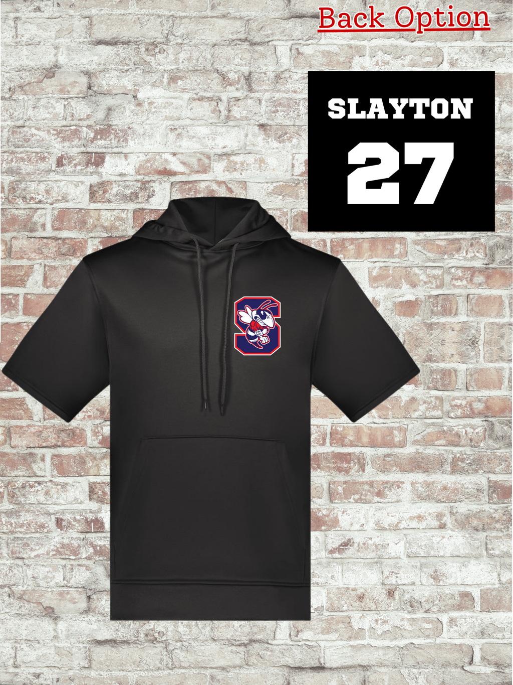 Unisex Fleece Short Sleeve Hooded Pullover - 6871