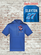 Unisex Fleece Short Sleeve Hooded Pullover - 6871