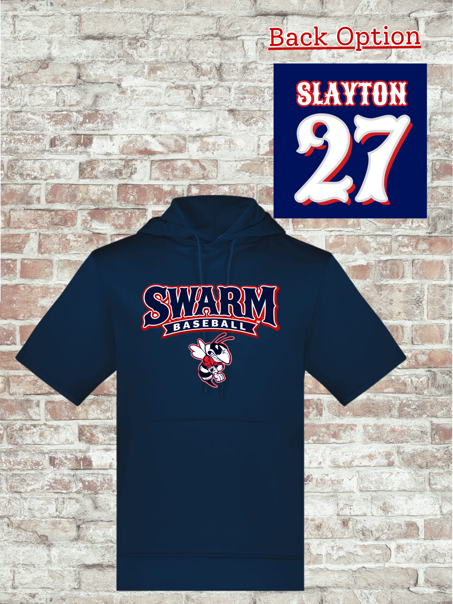 Unisex Fleece Short Sleeve Hooded Pullover - 6871