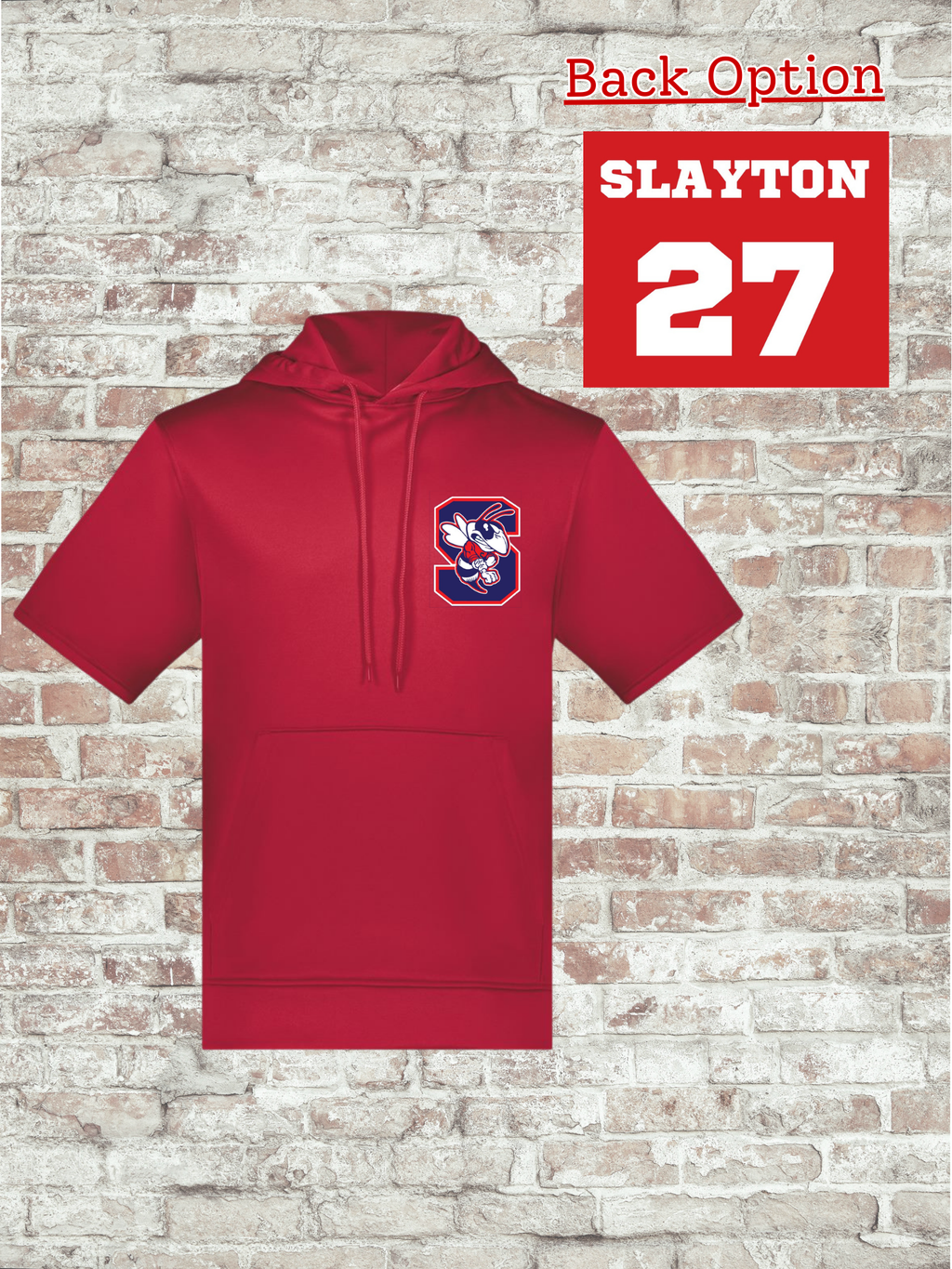 Unisex Fleece Short Sleeve Hooded Pullover - 6871